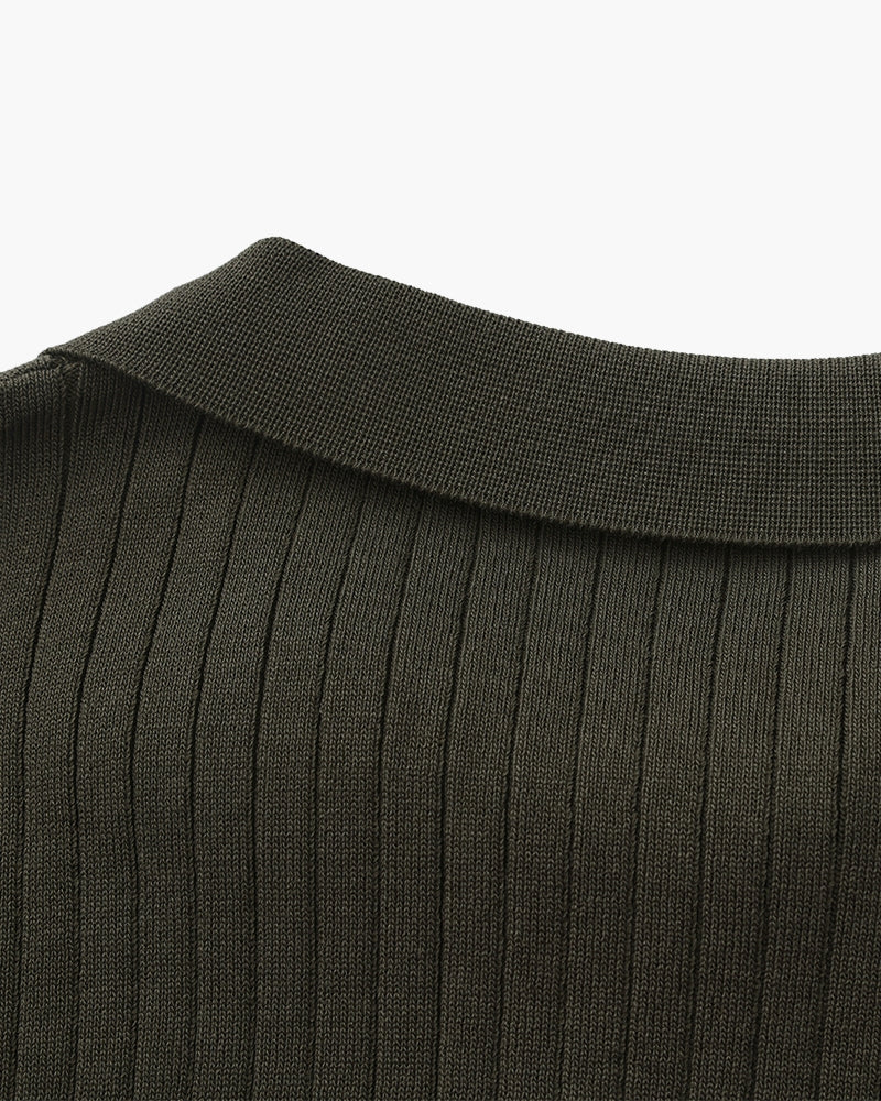 Premium Ribbed Polo - Areistore