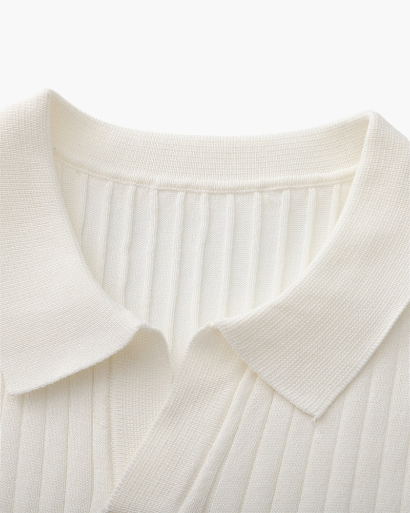 Premium Ribbed Polo - Areistore