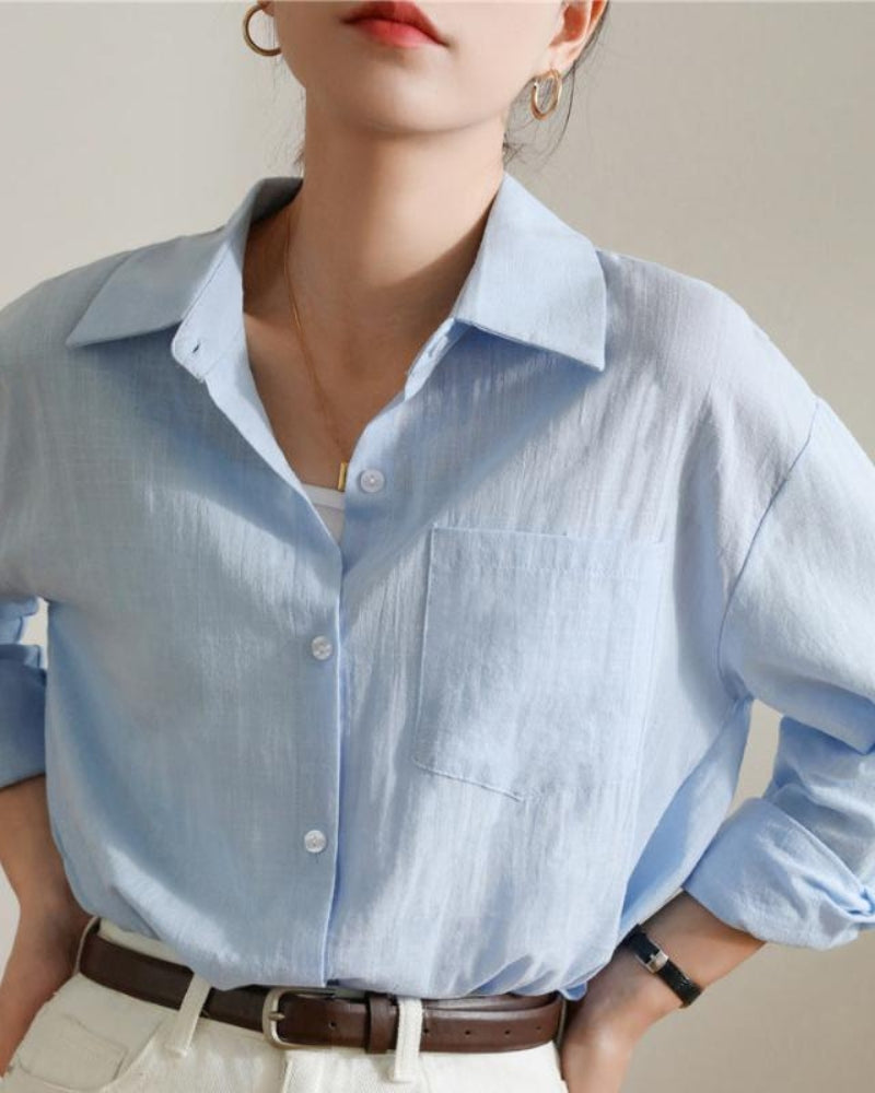 Estate Lady Linen Shirt - Areistore