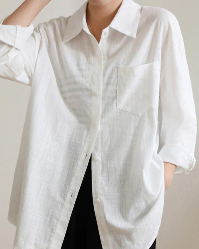 Estate Lady Linen Shirt - Areistore