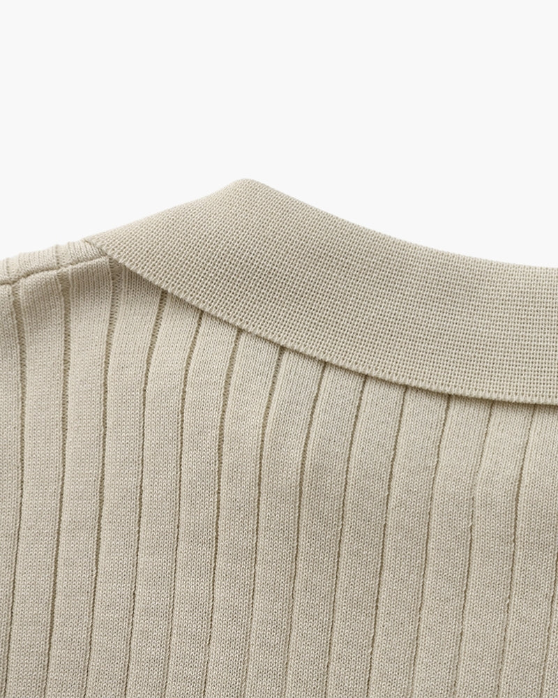 Premium Ribbed Polo - Areistore