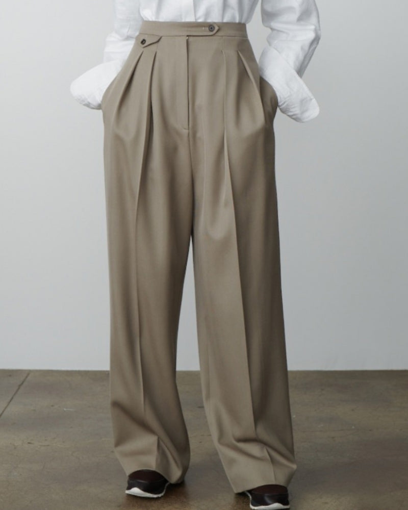 Woolen Oversized Pantalon - Areistore