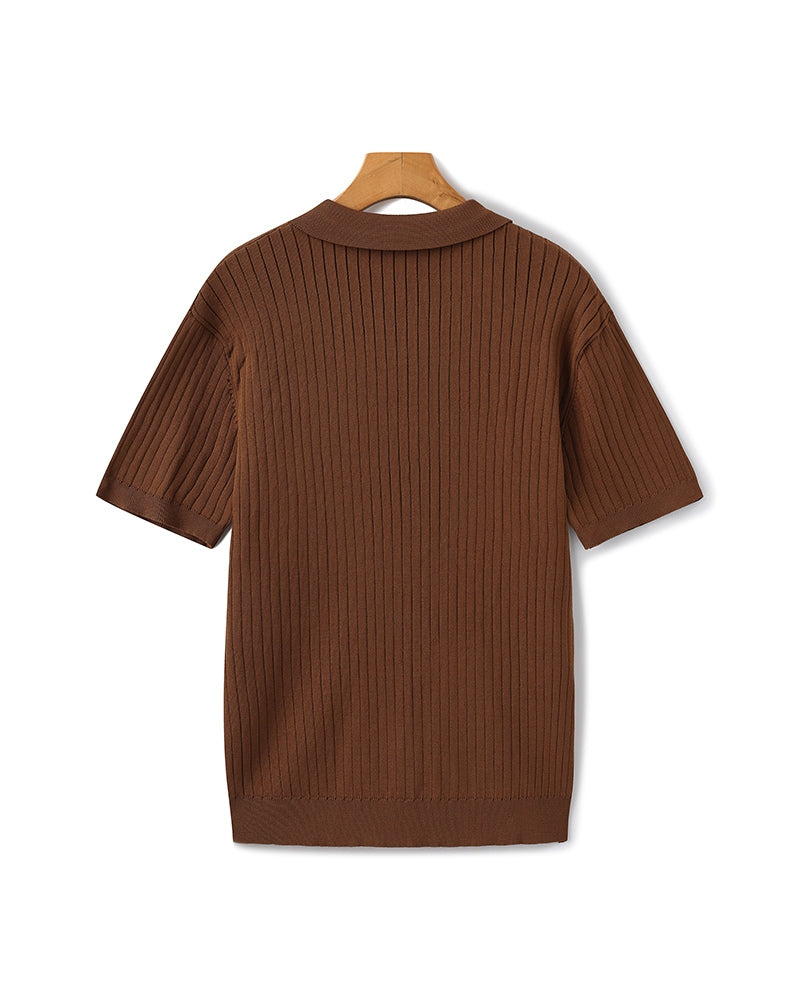 Premium Ribbed Polo - Areistore