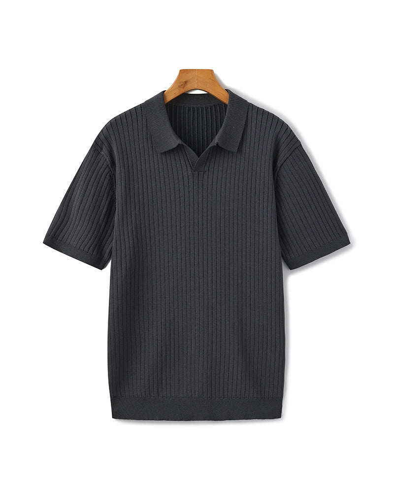 Premium Ribbed Polo - Areistore