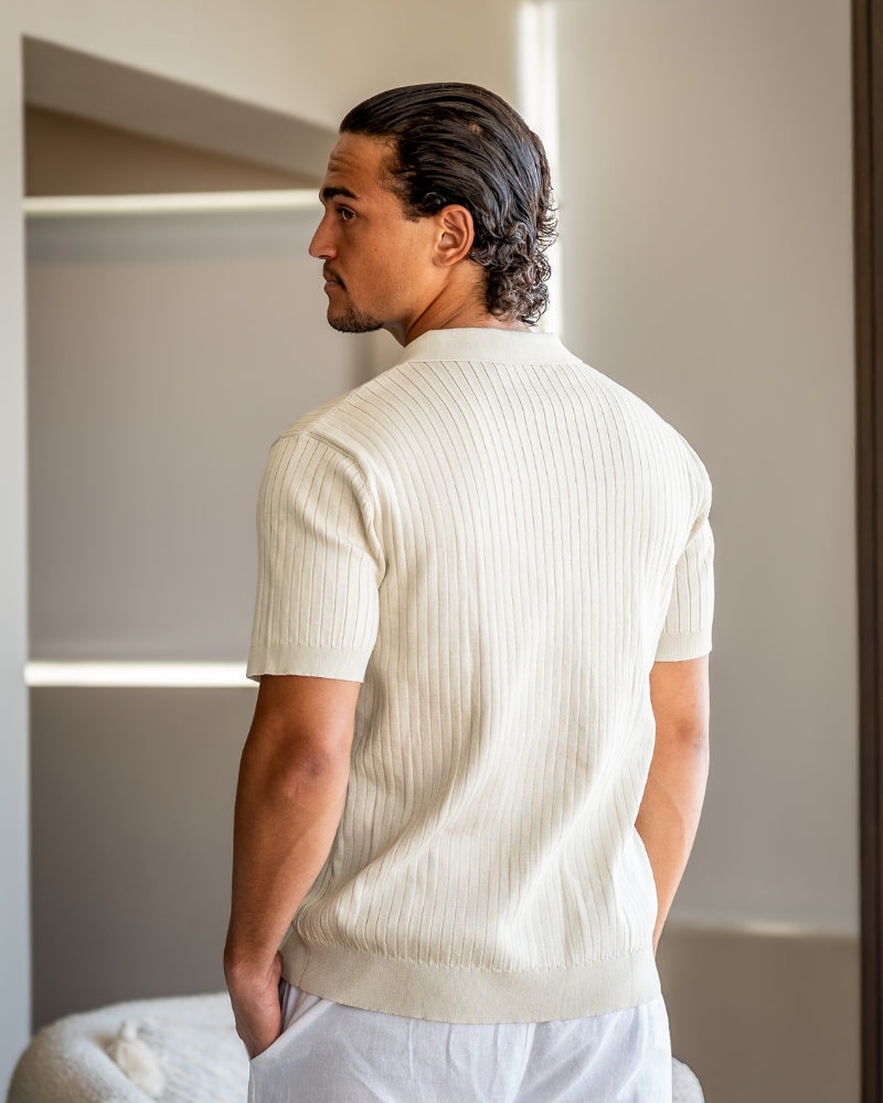 Premium Ribbed Polo - Areistore