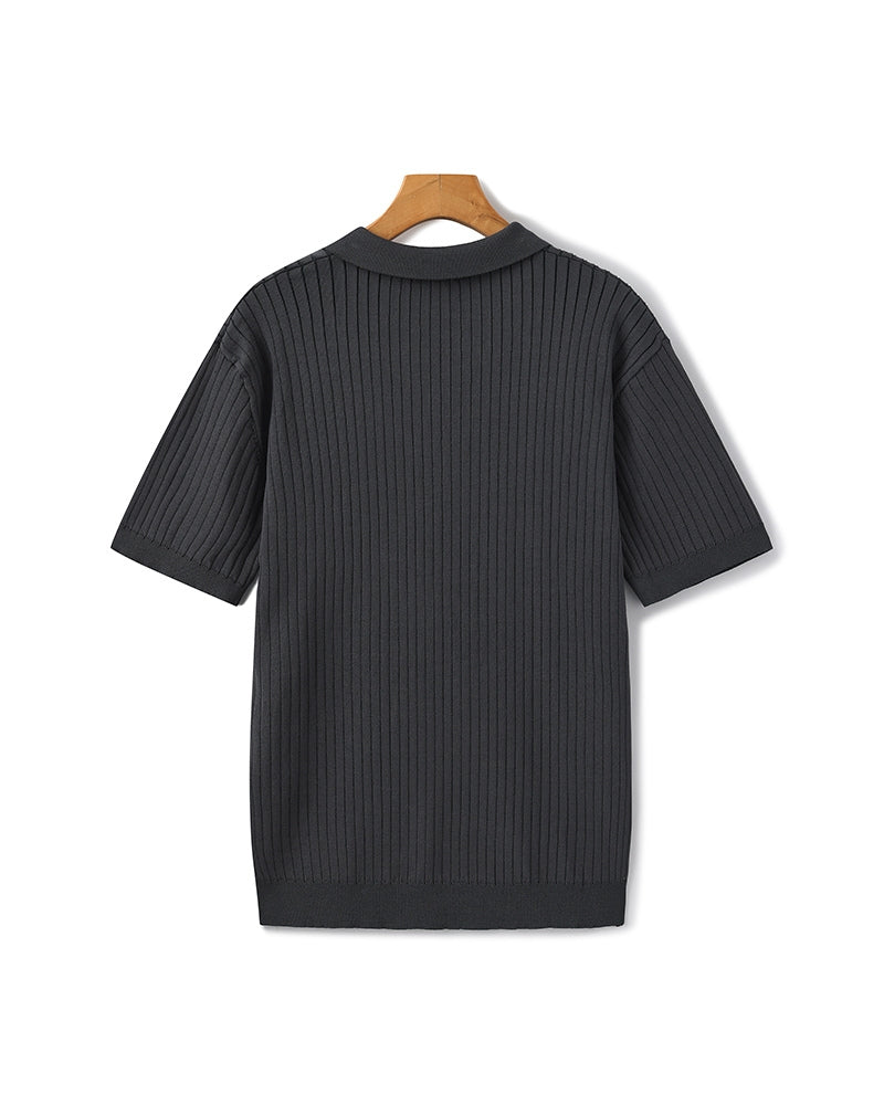 Premium Ribbed Polo - Areistore
