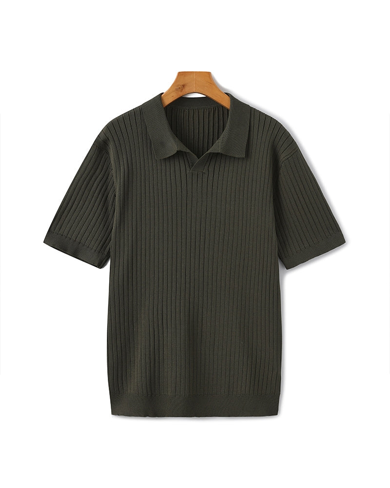 Premium Ribbed Polo - Areistore