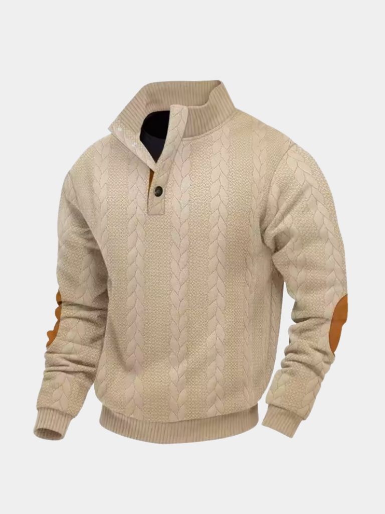 Timberline Long Collar Knit Sweater - Areistore