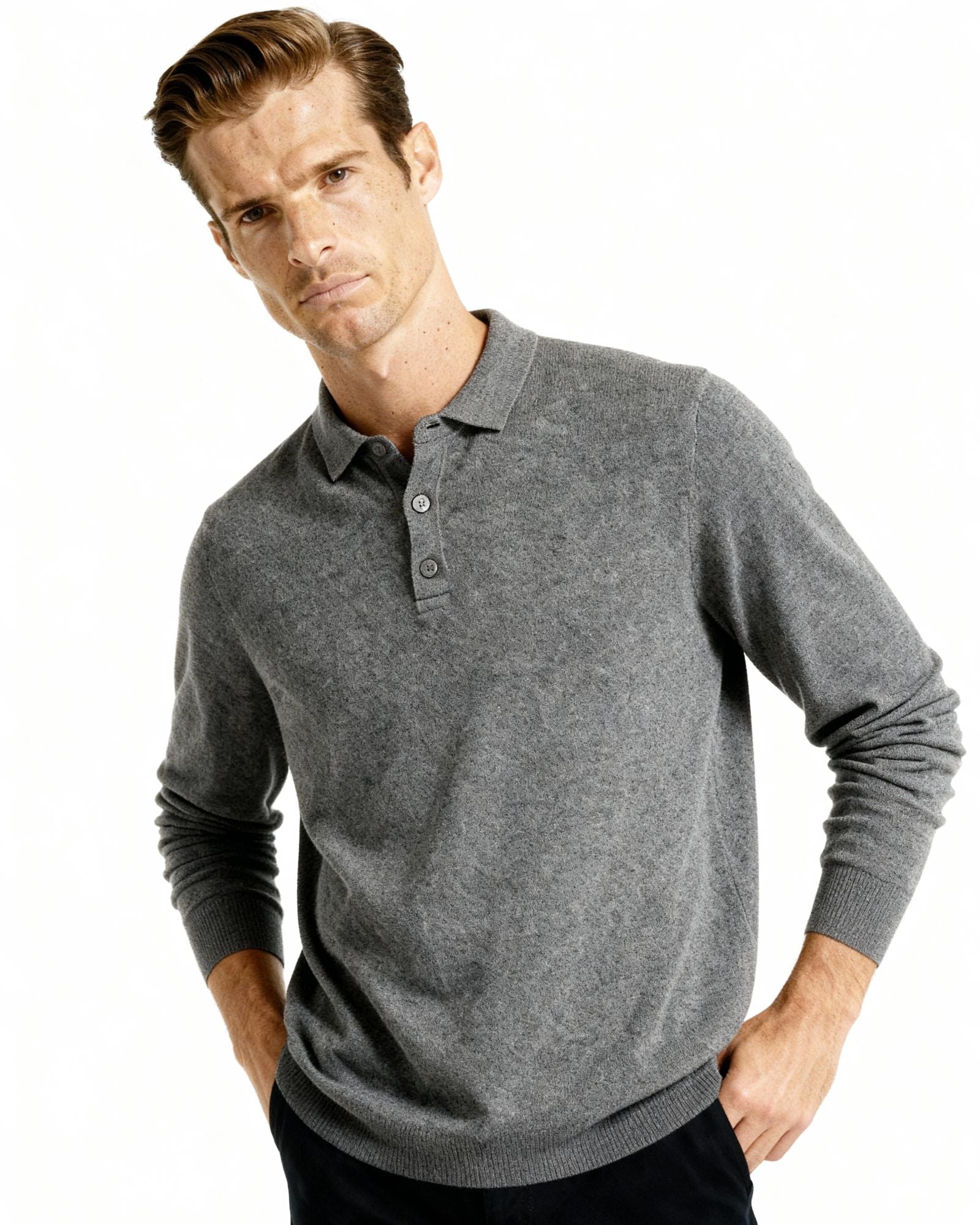 100% Cashmere Polo - Areistore