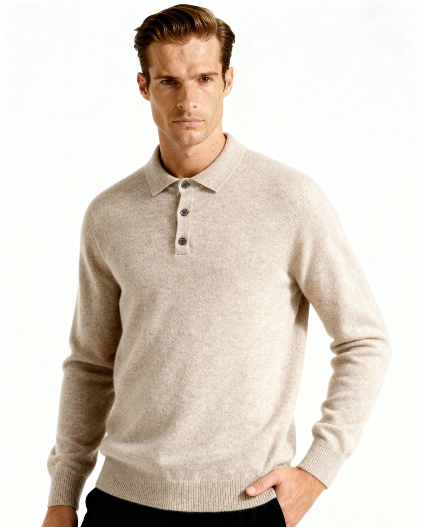 100% Cashmere Polo - Areistore