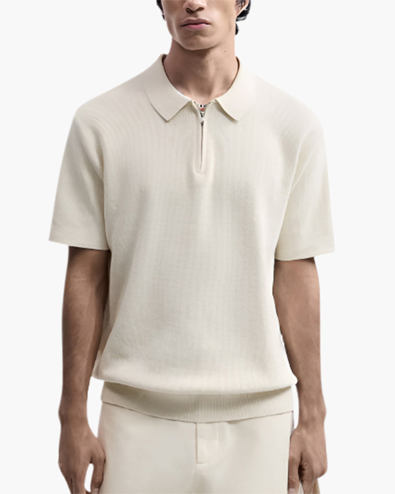 Marbella Zip Up Polo - Areistore