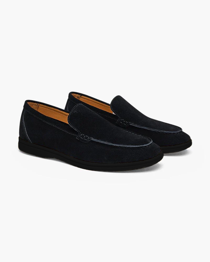 Premium Suede Loafers - Black Soles - Areistore