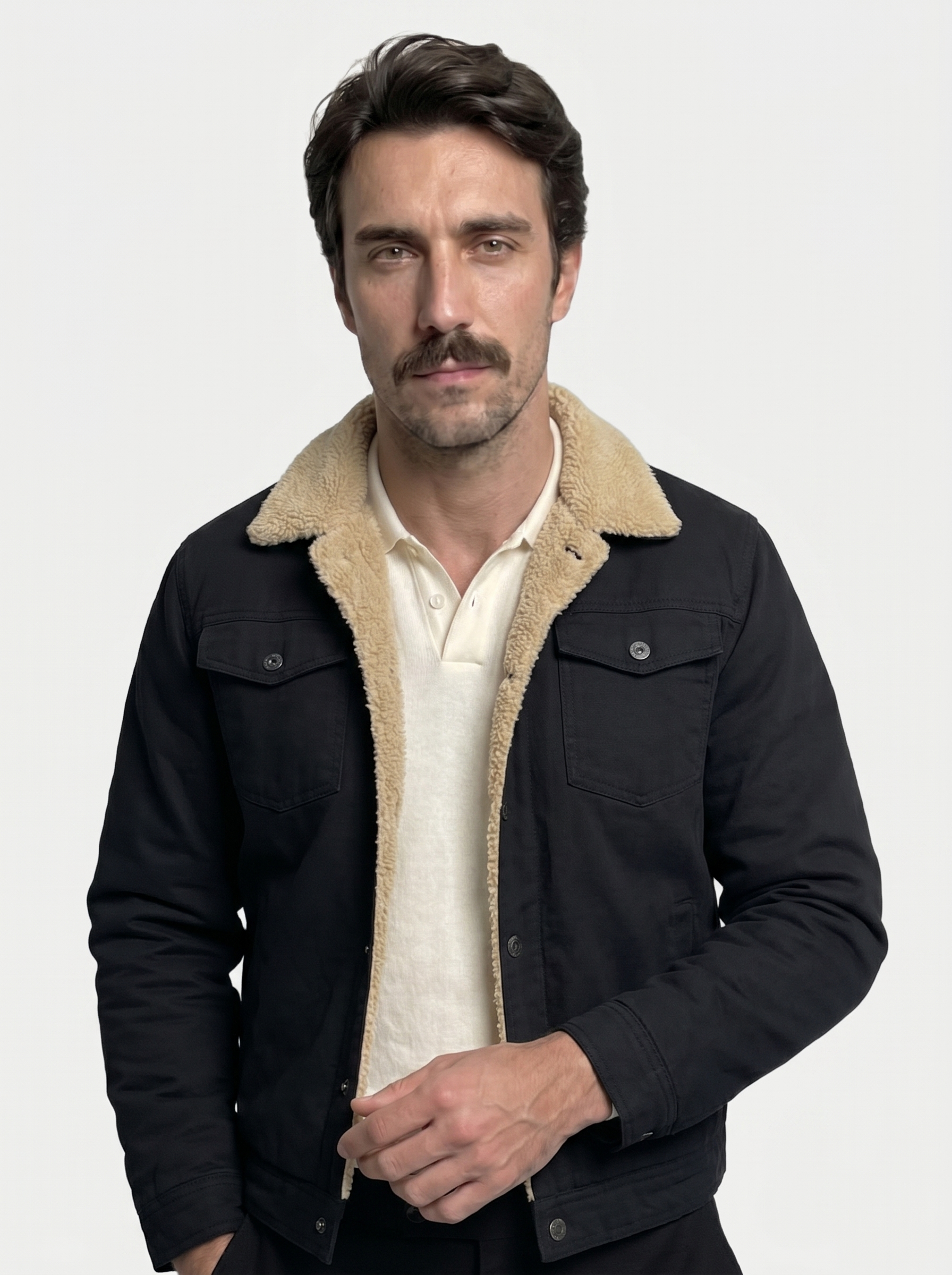 Vintage Fleece Bomber Jacket - Areistore