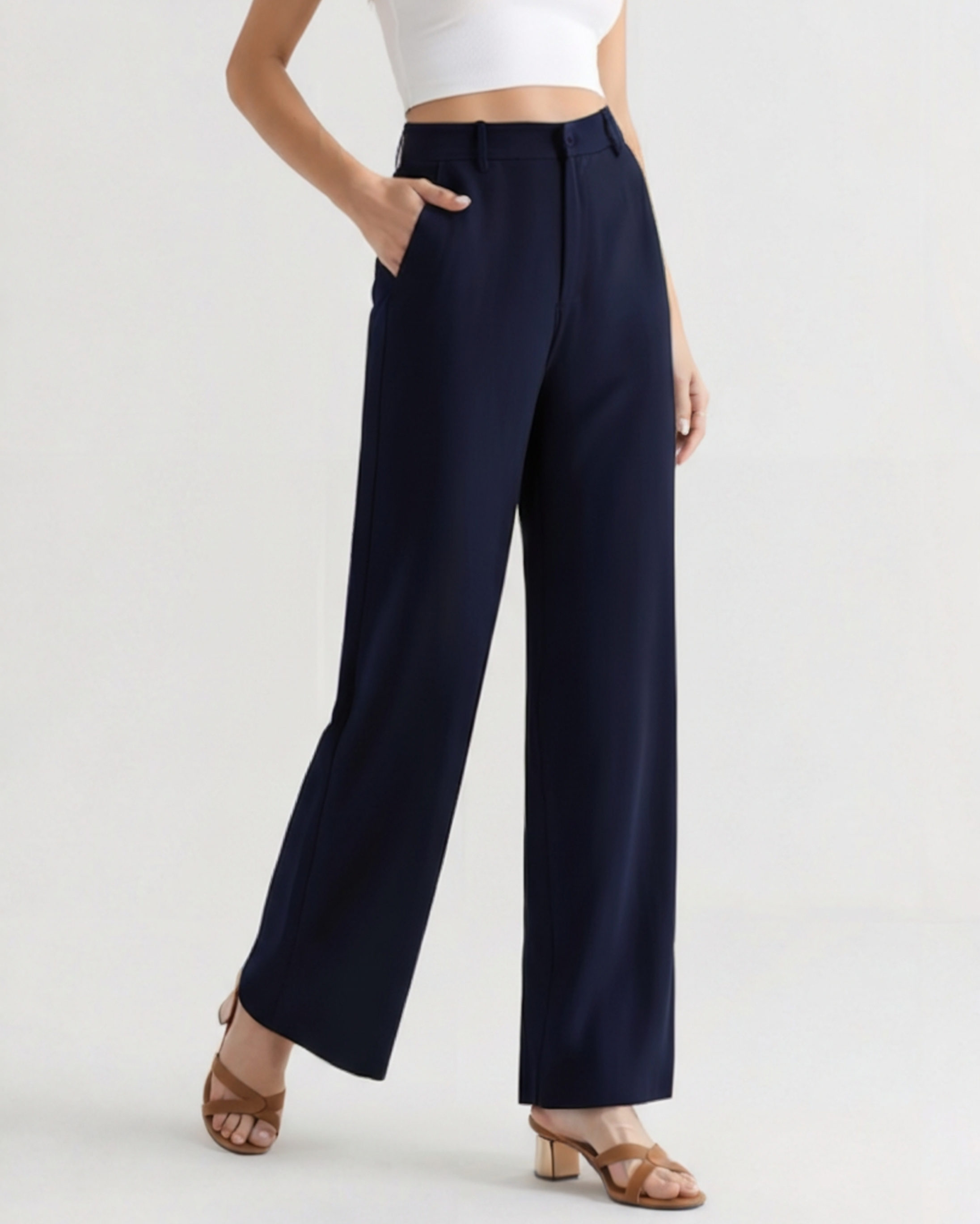 Serena Wide-Leg Trousers - Areistore
