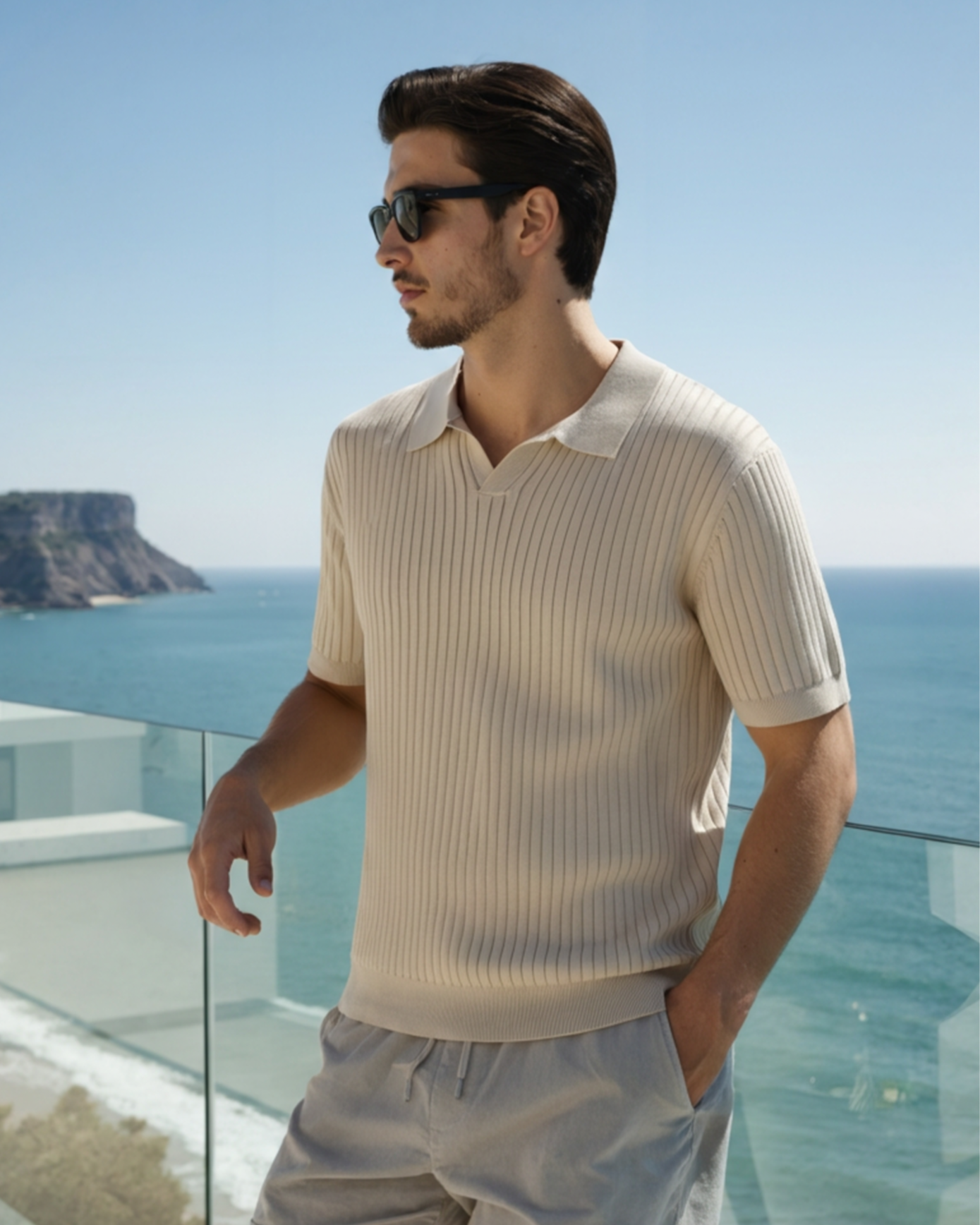 Premium Ribbed Polo - Areistore