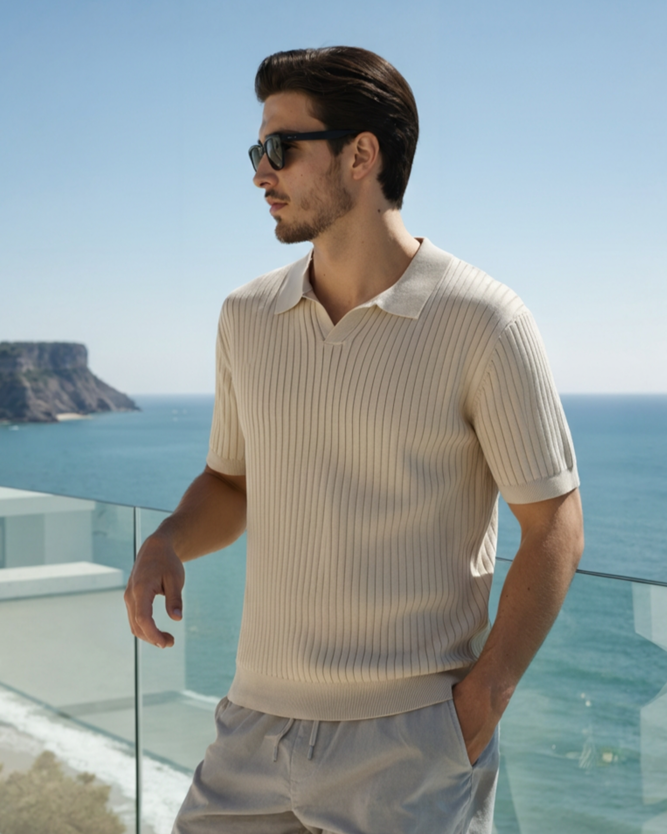 Premium Ribbed Polo - Areistore