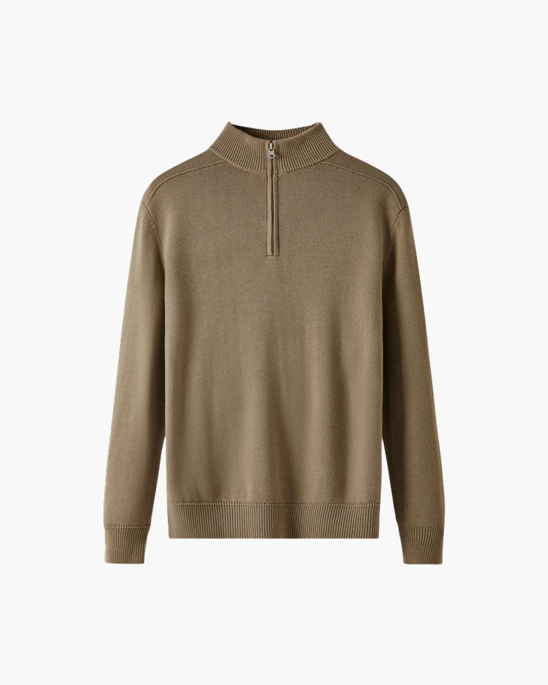 100% Merino Wool Zip Up - Areistore