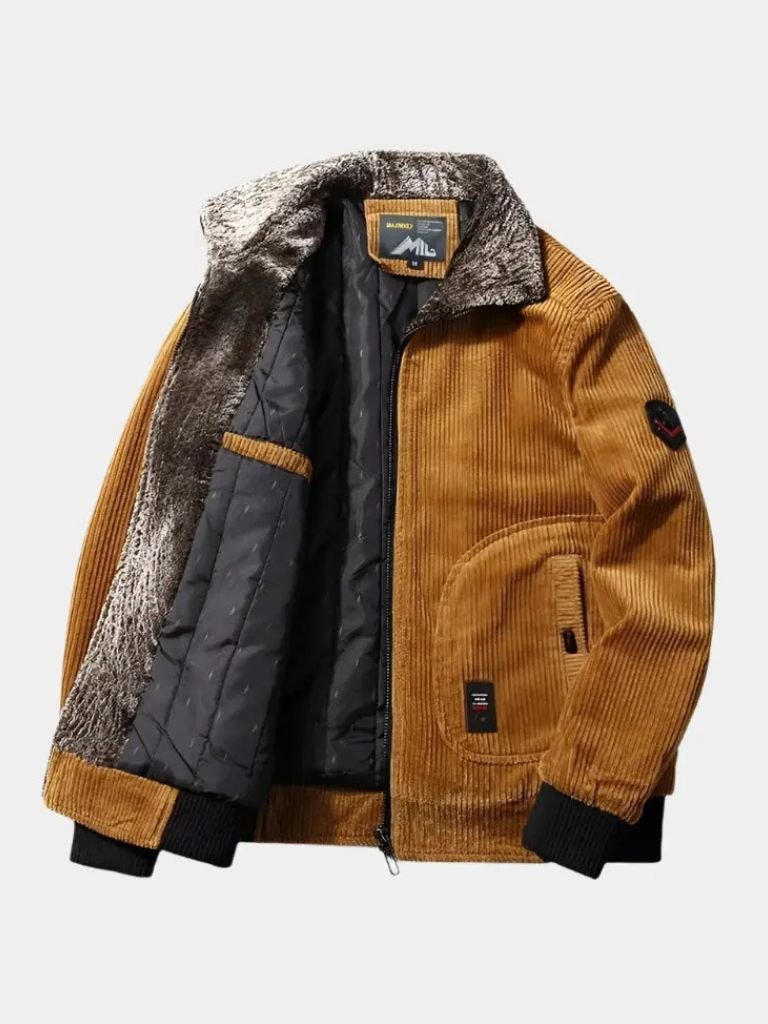 Thermal Windbreaker Corduroy Jacket - Areistore