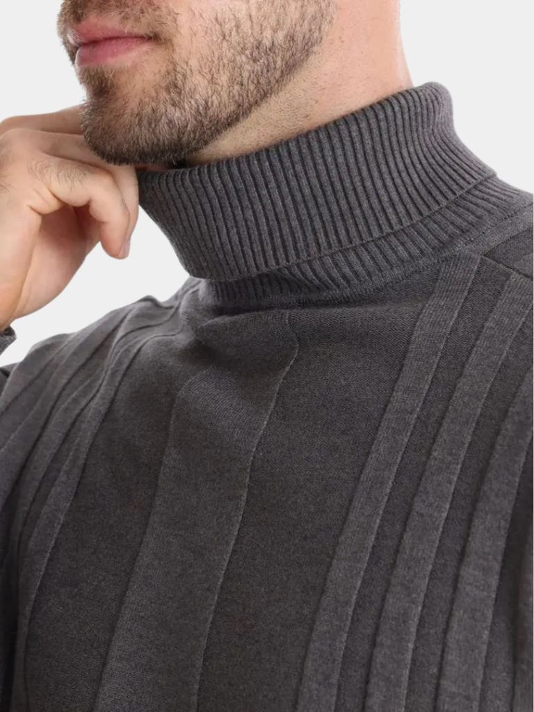 Turtleneck Knitwear Pullover Sweater - Areistore