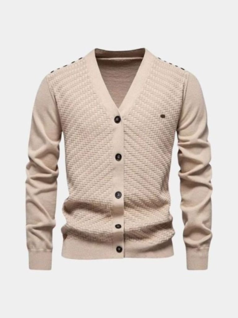 V Neck Knitwear Cardigan - Areistore