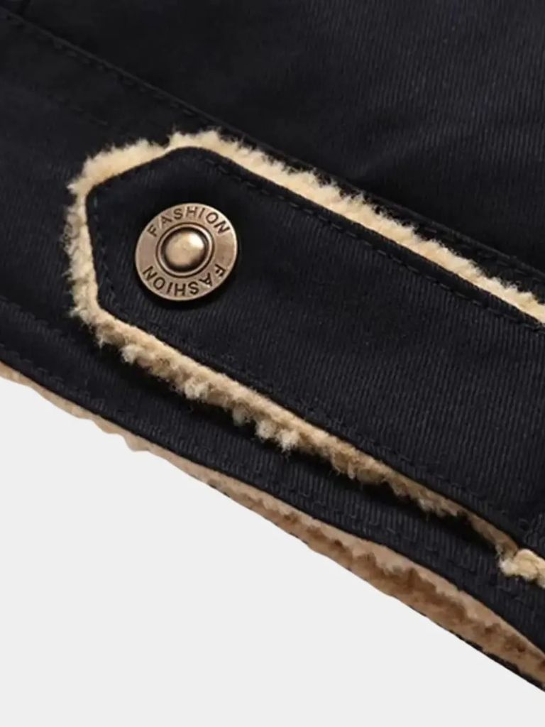 Vintage Fleece Bomber Jacket - Areistore