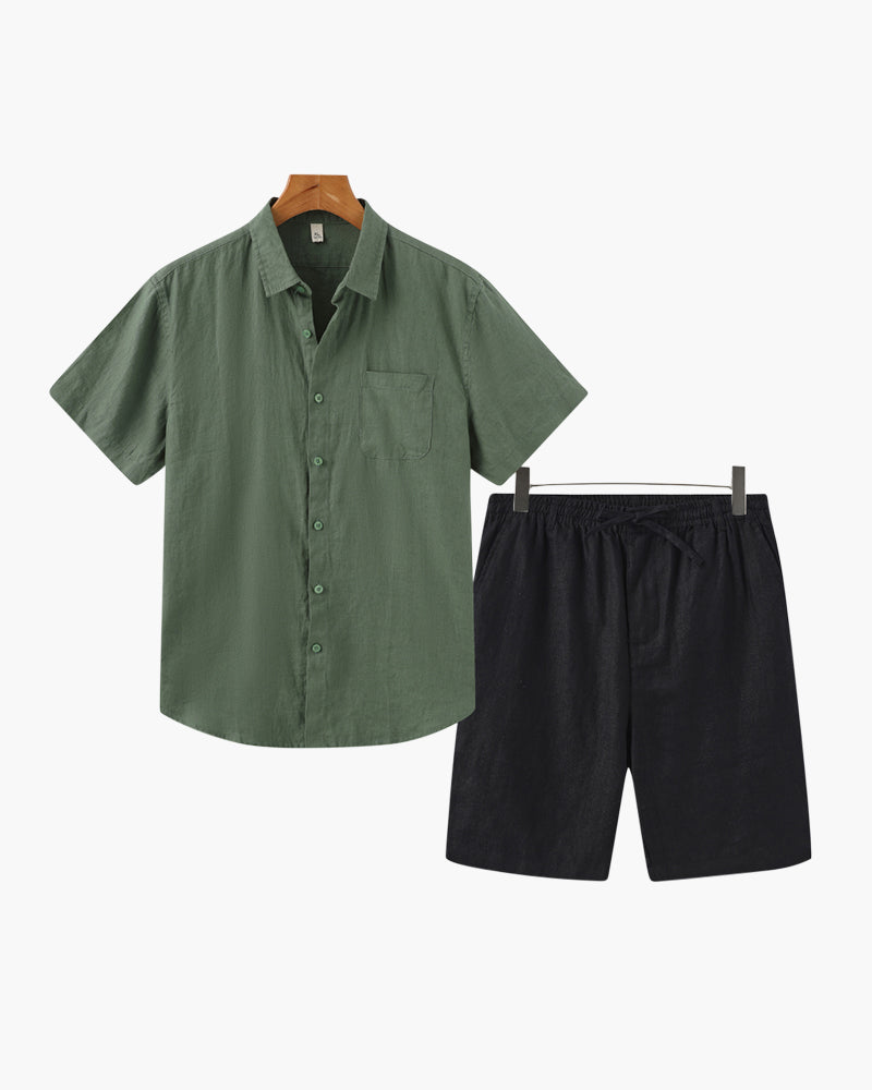 Linen Combo (Shorts) - Areistore