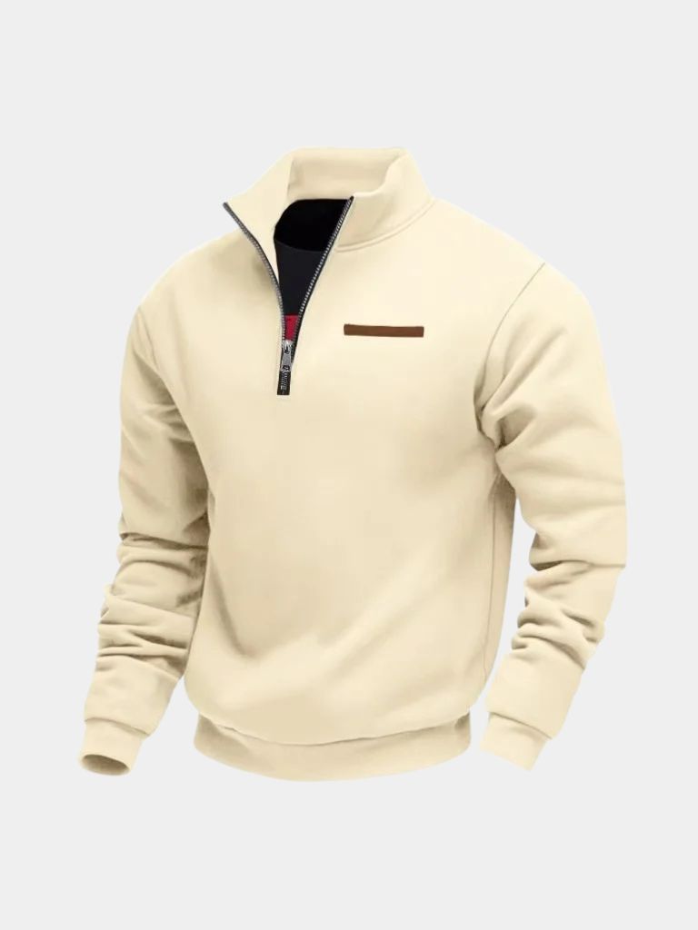 Slate Urban High Collar Pullover - Areistore