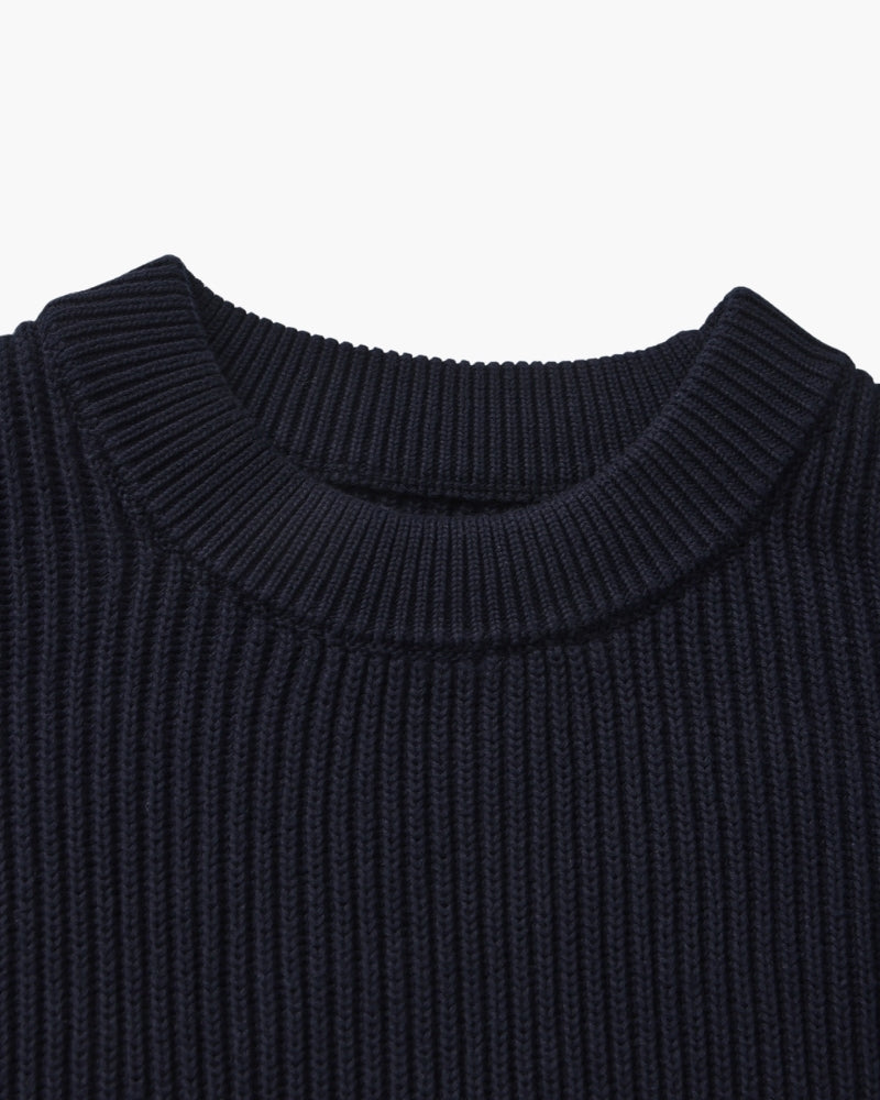 Rib Knit Crewneck - Areistore