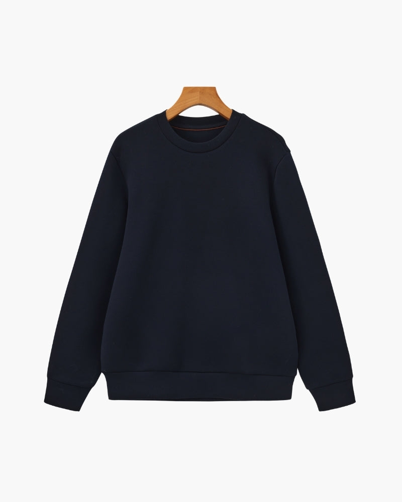 Classic Modal Blend Crewneck Sweatshirt - Areistore
