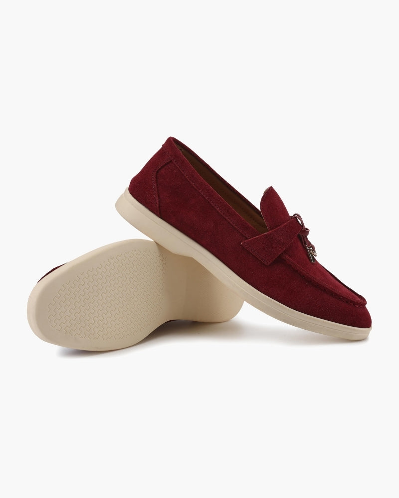 Suede Lady Loafers - Areistore