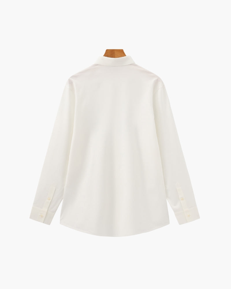 Tailored Cotton Flex Shirt - Areistore