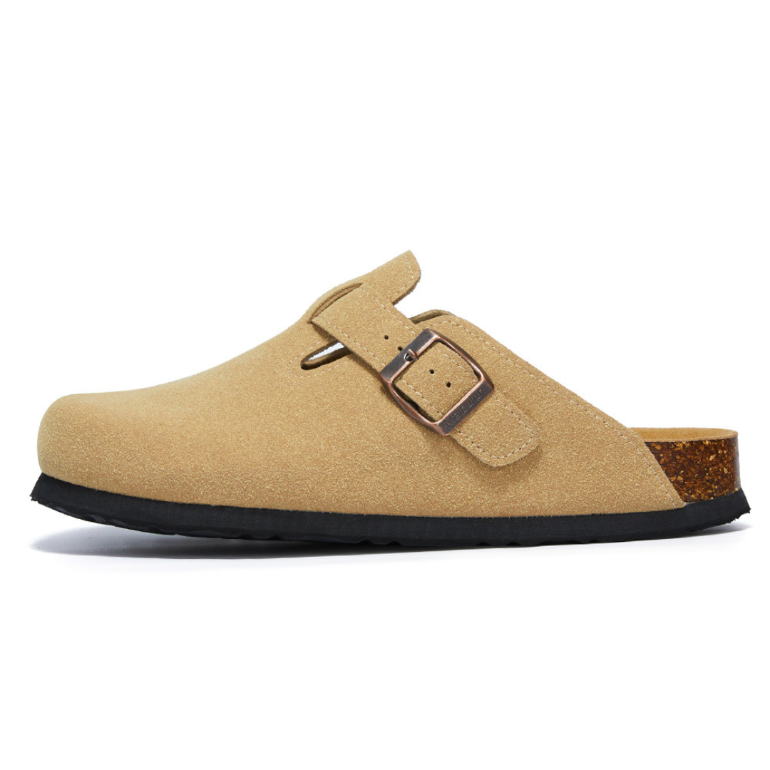 Pucon Suede Clog - Light Brown | Areistore