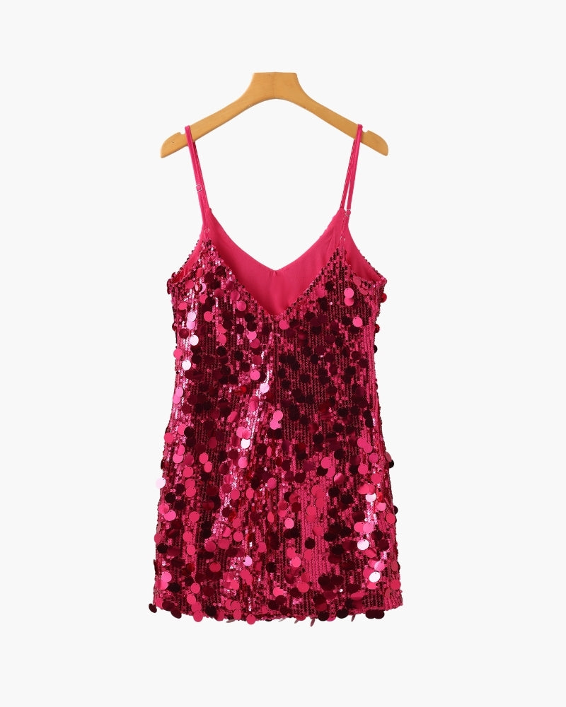 Sequin Party Mini Dress - Areistore
