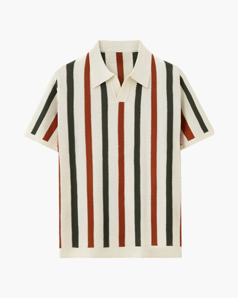 Resort Knit Stripe Polo - Areistore