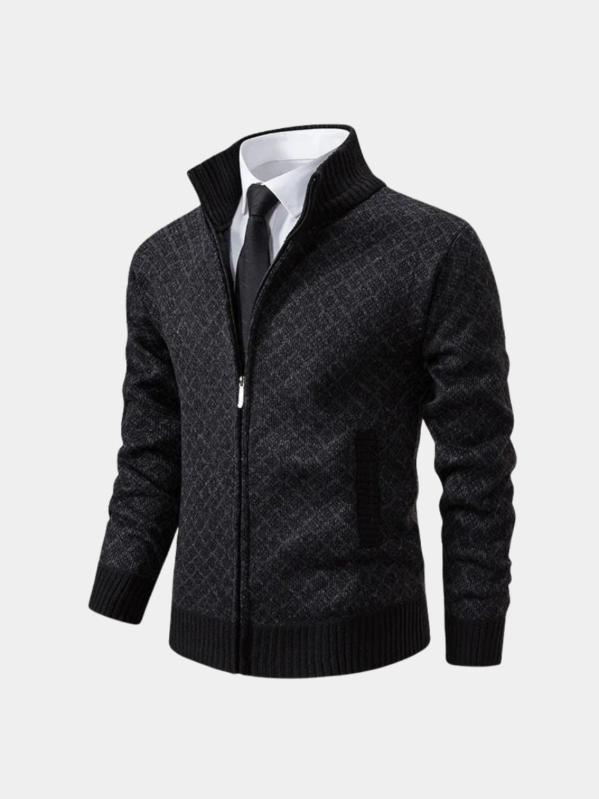 Vintage Jacquard Cardigan - Areistore