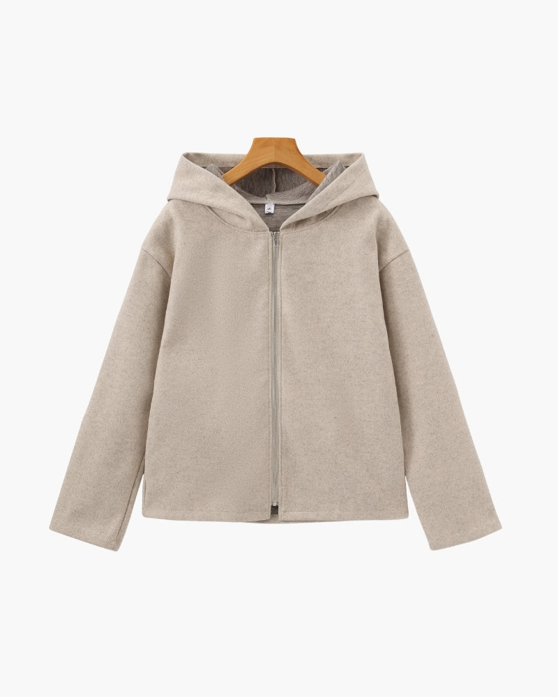 Marlow Wool Zip Coat - Areistore