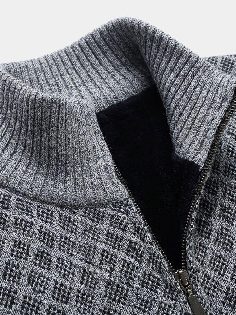 Vintage Jacquard Cardigan - Areistore