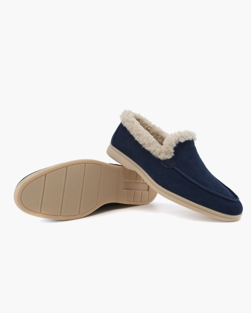 Fur-Lined Premium Loafers - Areistore