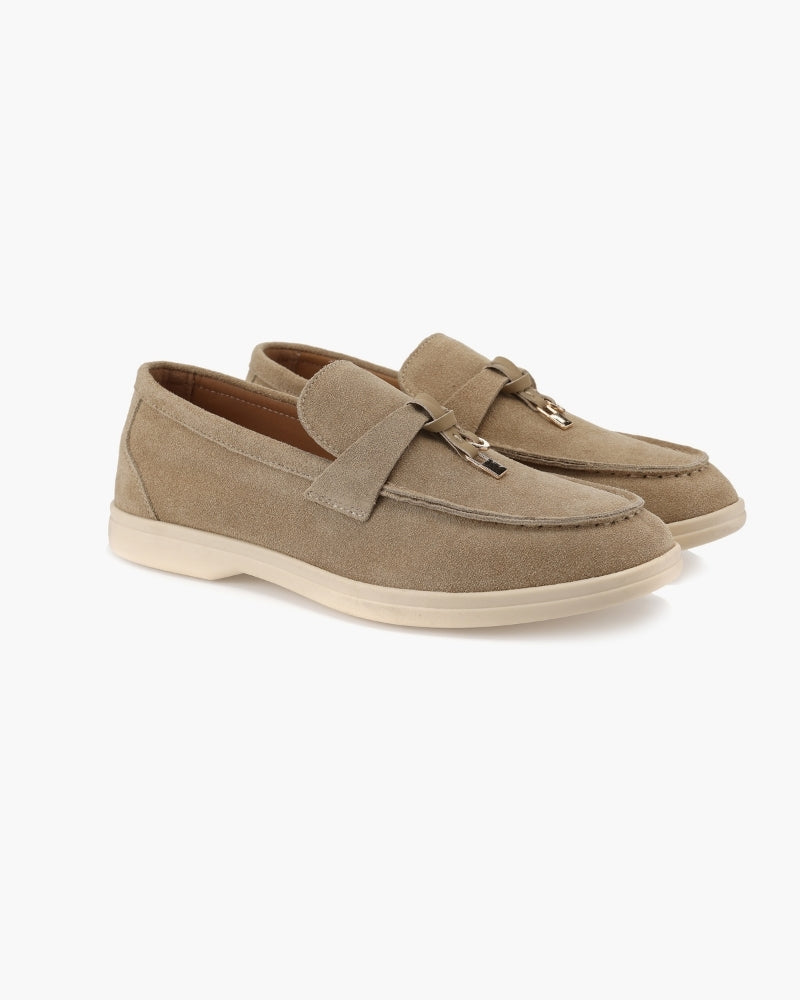 Suede Lady Loafers - Areistore