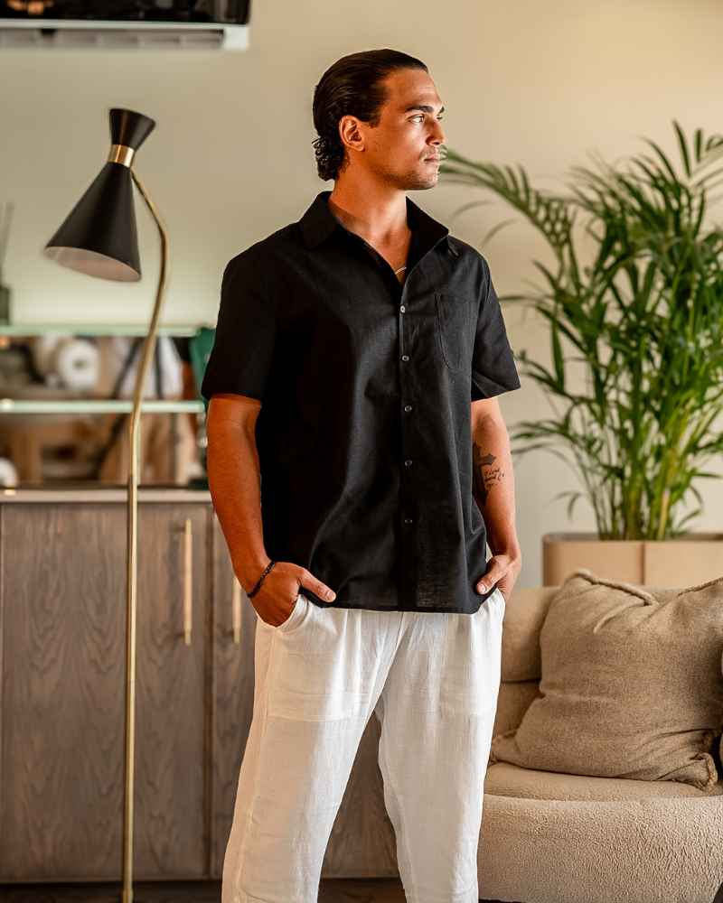 Cape Town - Linen Shirt (Shortsleeve) - Areistore
