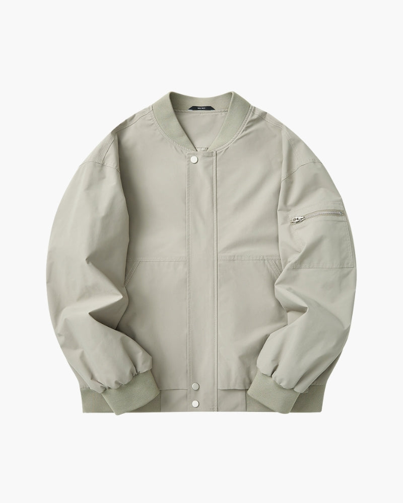 Minimalist Bomber Jacket - Areistore