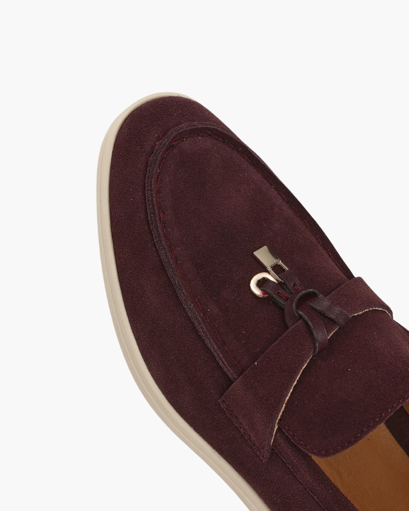 Suede Lady Loafers - Areistore