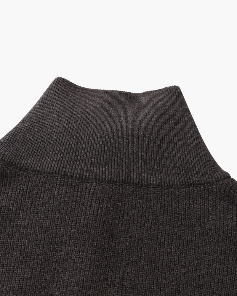 Refined Half-Zip Knit Pullover - Areistore