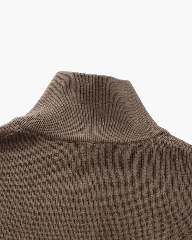 Refined Half-Zip Knit Pullover - Areistore
