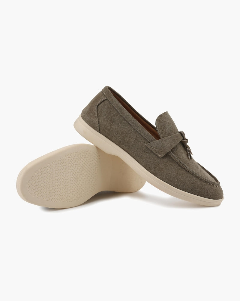 Suede Lady Loafers - Areistore