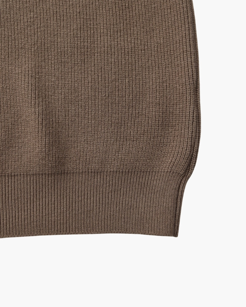 Refined Half-Zip Knit Pullover - Areistore