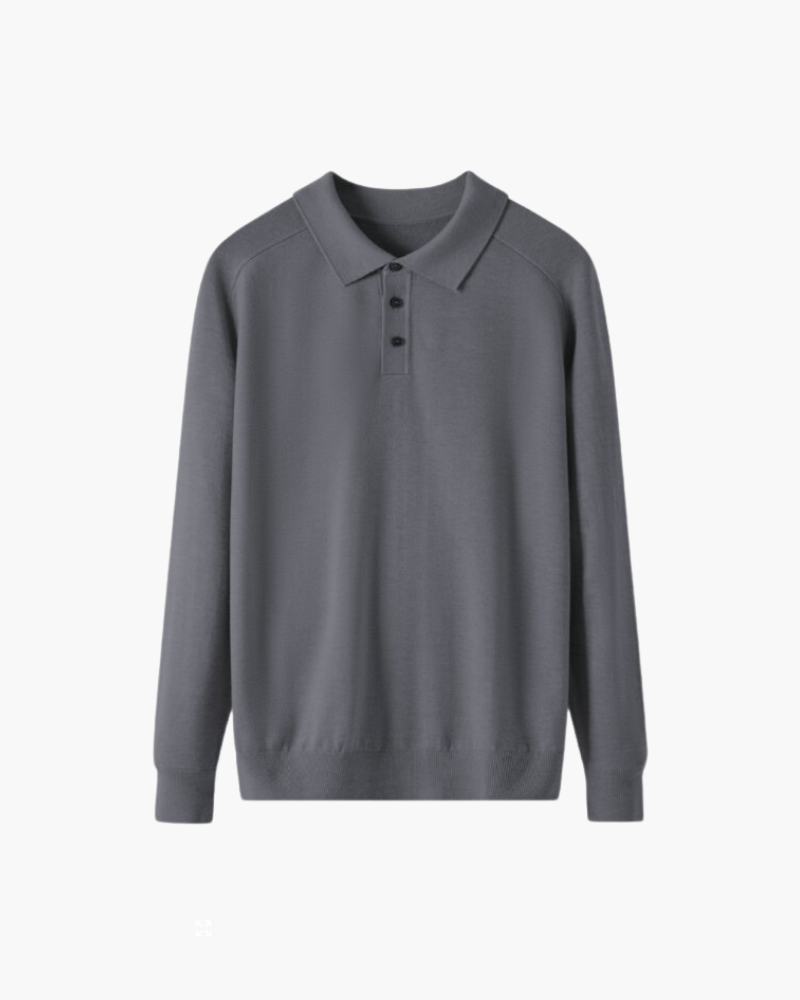 100% Premium Wool Polo - Areistore
