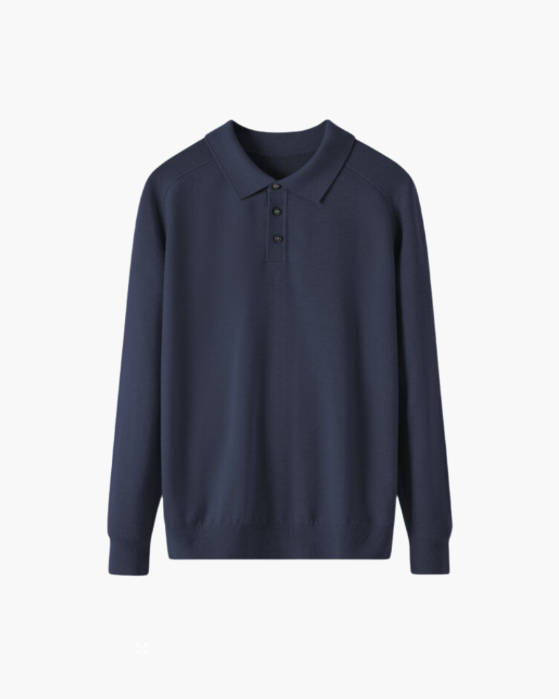 100% Premium Wool Polo - Areistore