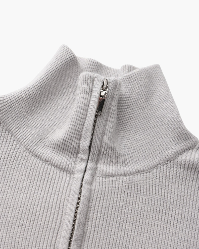 Refined Half-Zip Knit Pullover - Areistore