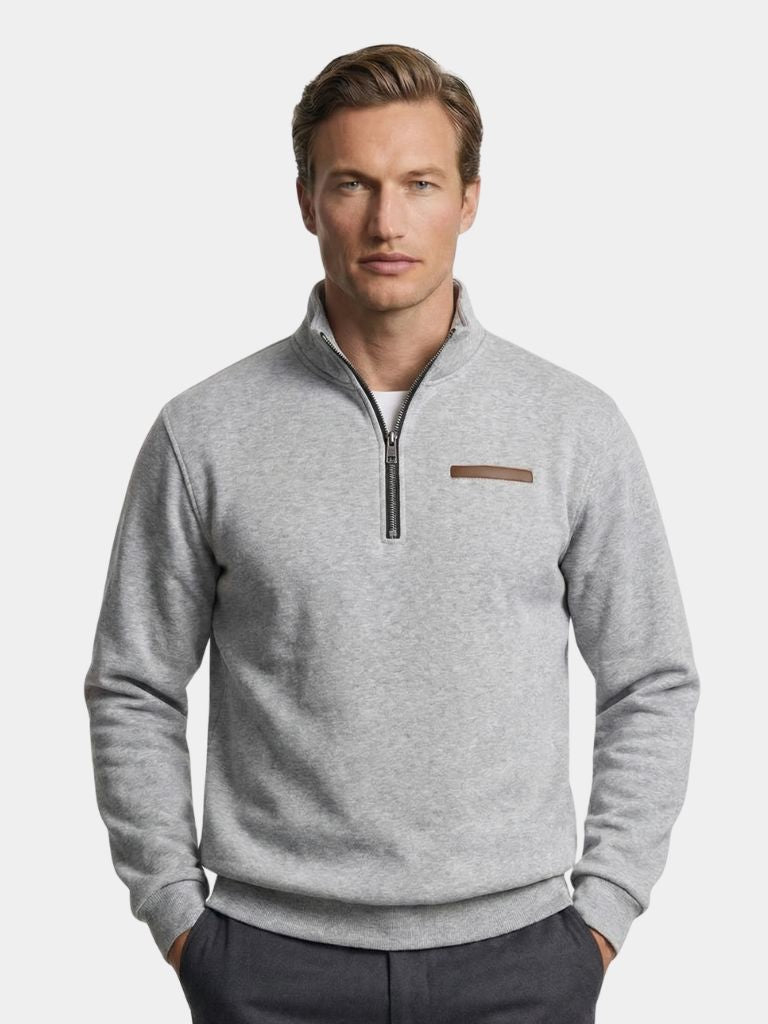 Slate Urban High Collar Pullover - Areistore